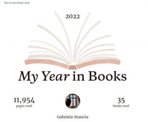 Read more about the article 2022 – Anul meu în cărți și nu numai